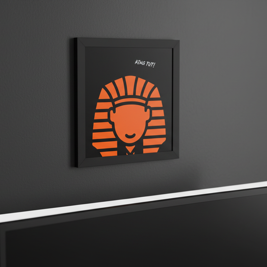 The Pharaoh's Gaze – Framed Canvas Wall Art