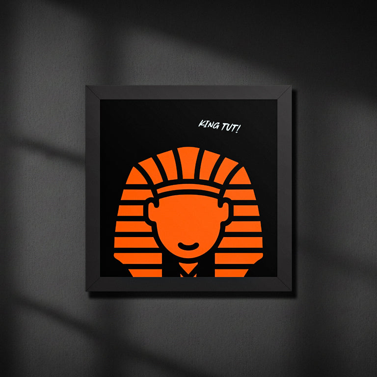 The Pharaoh's Gaze – Framed Canvas Wall Art