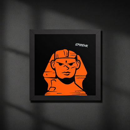 The Giza Watcher – Framed Canvas Print