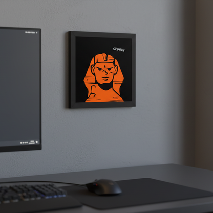 The Giza Watcher – Framed Canvas Print