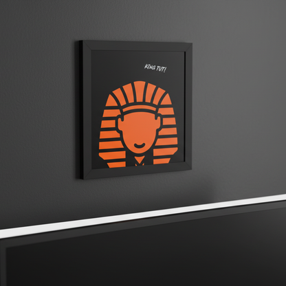 The Pharaoh's Gaze – Framed Canvas Wall Art